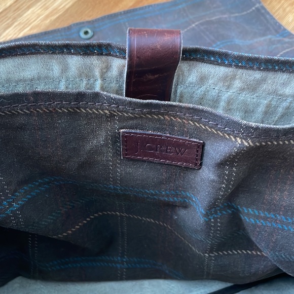 J Crew Waxed Canvas Messenger Bag - Picture 5 of 11